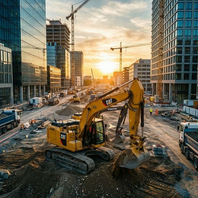 Leasing koparki zimą? Jak sezonowość w budowlance wpływa na decyzje banków